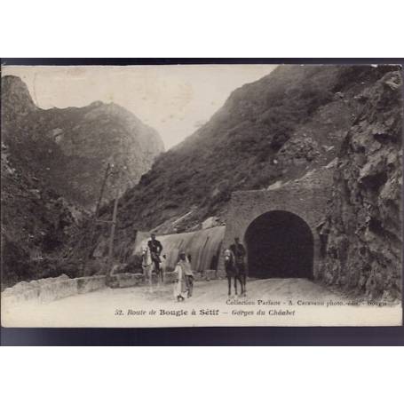 Algérie - Route de Bougie à Sétif - Gorges du Châabet - Animée