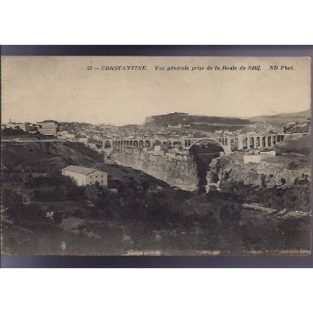 Algérie - Constantine - Vue générale prise de la Boule de Sétif