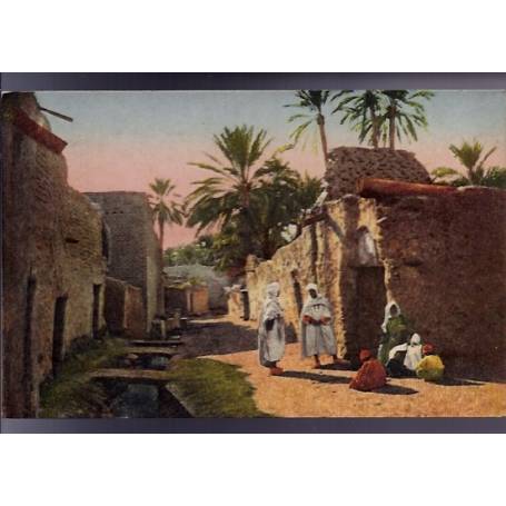 Algérie - Village arabe - Animée - Couleur - 1956