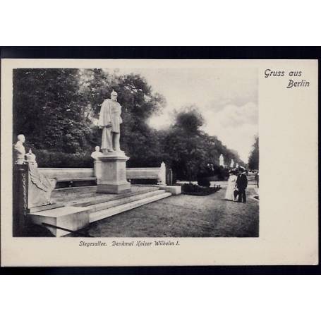 Allemagne - Gruss aus Berlin - Siegesallee - Denkmal Kaiser Wilhem I