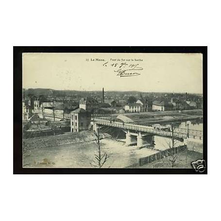 72 - Le Mans - Pont de fer sur la Sarthe