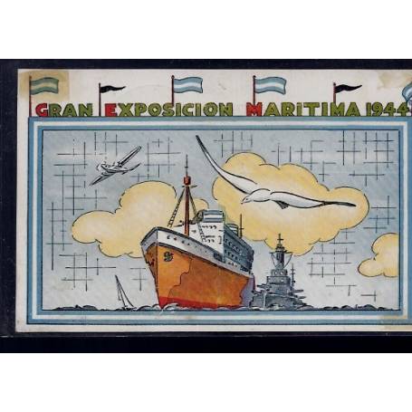 Argentine - Gran Exposicion Maritima 1944 - Oblitération de l'exposition